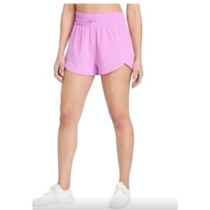 NEW All in Motion Pink Mid-Rise Run Shorts